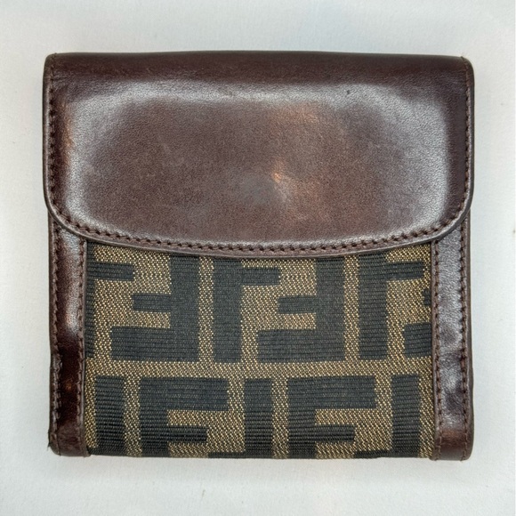 Authentic Fendi Zucca Double Sided Bifold Wallet - Picture 3 of 12